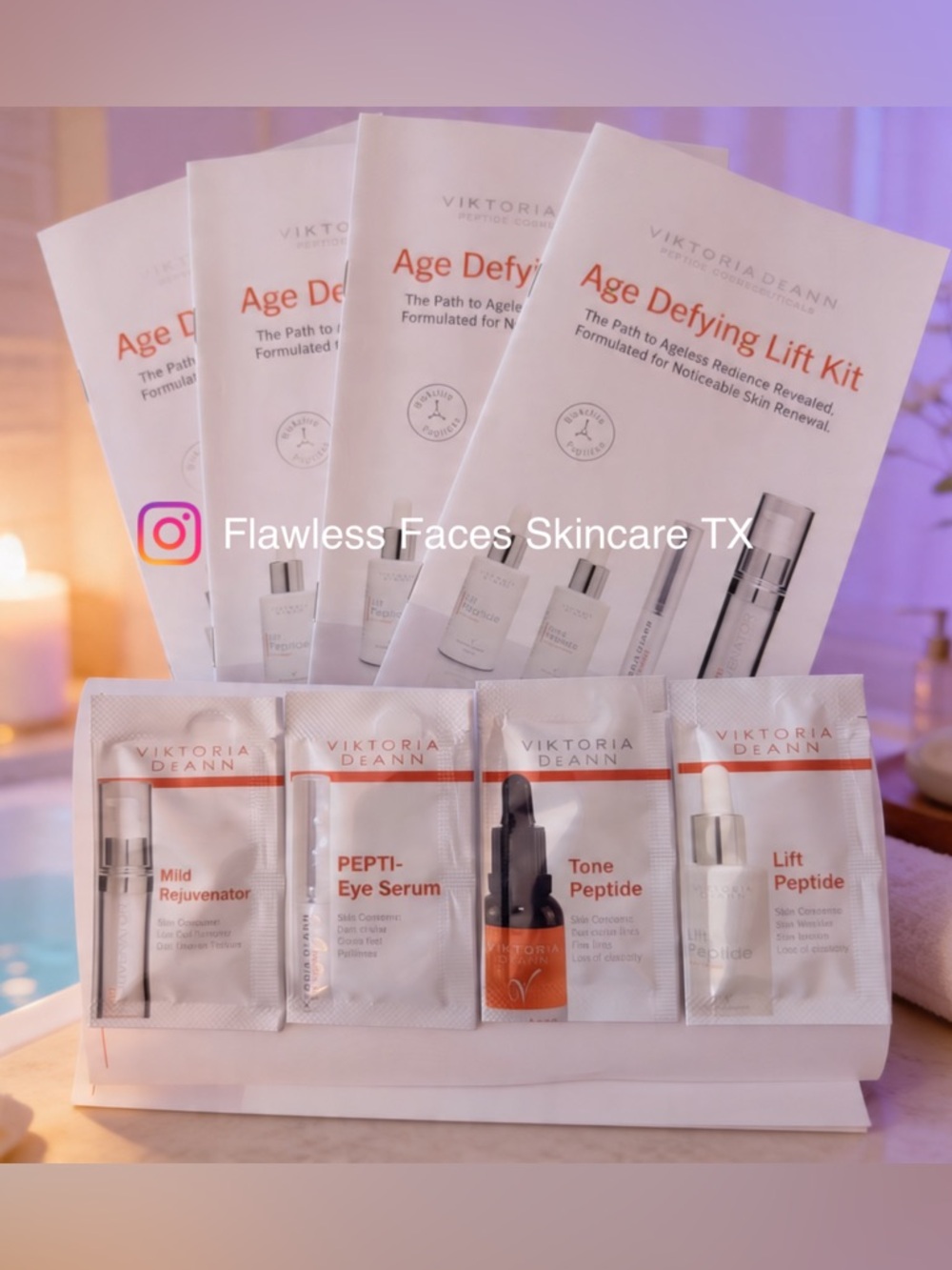 Mild rejuvenator Lift Kit - (5) sample packages/5 of ea sample.